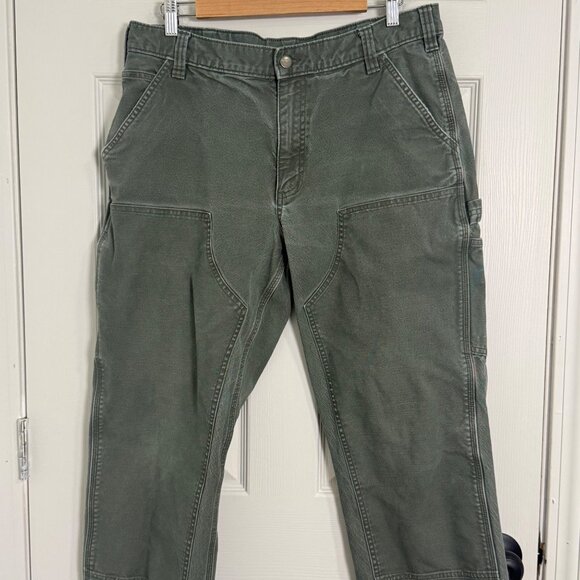Carharrt Rugged Flex Relaxed Fit Jeans Mens 33x30.5 Double Front Utility Work Pa - Picture 2 of 16